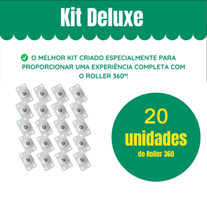 Roller 360º - Rodinhas Auto-adesivas Extra Resistentes